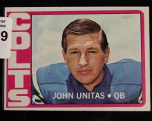 1972 JOE NAMATH AND JOHN UNITAS CARDS