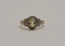 14KT YELLOW SAPPHIRE RING