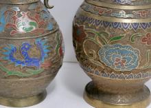 JAPANESE CLOISONNE VASES