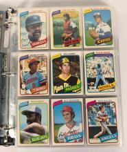 2 BINDERS OF 1980'S BASEBALL CARDS