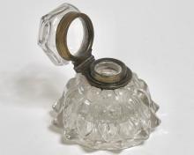 GLASS INKWELLS