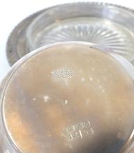 FOUR STERLING CONDIMENT BOWLS