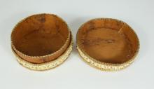 IROQUOIS QUILL BIRCHBARK BOX