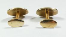 TIFFANY GOLD CUFFLINKS