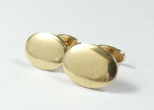 TIFFANY GOLD CUFFLINKS