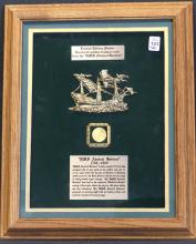 FRAMED TREASURE COIN