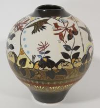 LEIGH SMITH "TALKING EARTH" POTTERY VASE