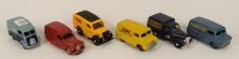 SIX DINKY TOYS DELIVERY TRUCKS