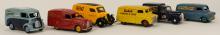 SIX DINKY TOYS DELIVERY TRUCKS