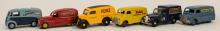 SIX DINKY TOYS DELIVERY TRUCKS