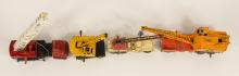 FOUR DINKY TOYS CONSTRUCTION VEHICLES