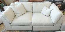 JONATHAN LEWIS TWO-PIECE LOVESEAT