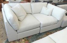 JONATHAN LEWIS TWO-PIECE LOVESEAT