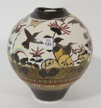 LEIGH SMITH "TALKING EARTH" POTTERY VASE