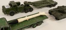 THREE DINKY TOYS MILITARY VEHICLES