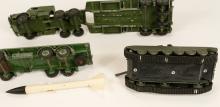 THREE DINKY TOYS MILITARY VEHICLES