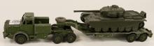 THREE DINKY TOYS MILITARY VEHICLES