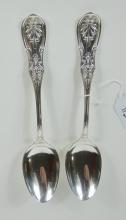 PAIR TIFFANY SPOONS