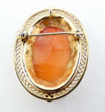 CAMEO BROOCH, BANGLE