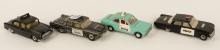 FOUR DINKY TOYS POLICE CARS