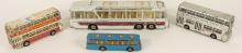 FOUR DINKY TOYS BUSES