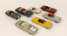 SEVEN DINKY TOYS CONVERTIBLES