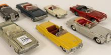 SEVEN DINKY TOYS CONVERTIBLES