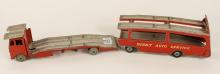 DINKY TOYS CAR CARRIER AND TRAILER SET