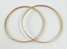 PAIR GOLD BRACELETS