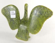 GREEN SERPENTINE STONE CARVING