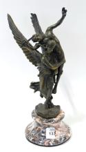 BRONZE "GLORIA VICTIS" SCULPTURE