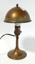 ARTS AND CRAFTS METAL LAMP