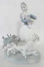 LLADRO FIGURINE AND SIGN