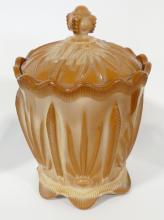 CARAMEL AND AMETHYST GLASS
