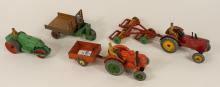 FOUR DINKY TOYS FARM VEHICLES