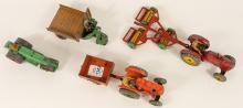 FOUR DINKY TOYS FARM VEHICLES