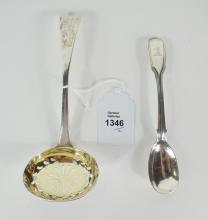 2 ANTIQUE ENGLISH SILVER SERVERS