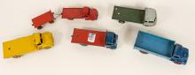 FIVE DINKY TOYS TRUCKS