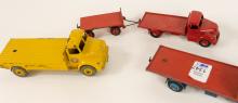 FIVE DINKY TOYS TRUCKS