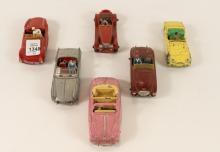 SIX DINKY TOYS CONVERTIBLES