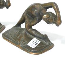 PAIR OF ART DECO BOOKENDS