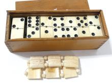 IVORY DOMINOES AND BRACELET