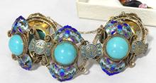 THREE BRACELETS AND NECKLACE