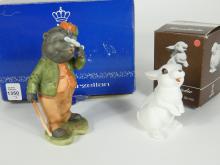 2 KAISER PORCELAIN FIGURES