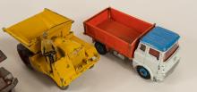 FOUR DINKY TOYS CONSTRUCTION VEHICLES