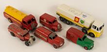 SIX DINKY TOYS GAS DELIVERY TRUCKS