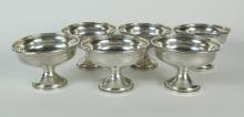 SET STERLING DESSERT BOWLS