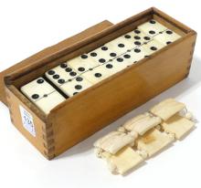 IVORY DOMINOES AND BRACELET