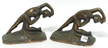 PAIR OF ART DECO BOOKENDS