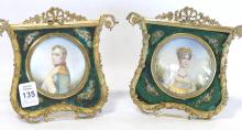 PAIR OF FRENCH PORTRAIT MINIATURES